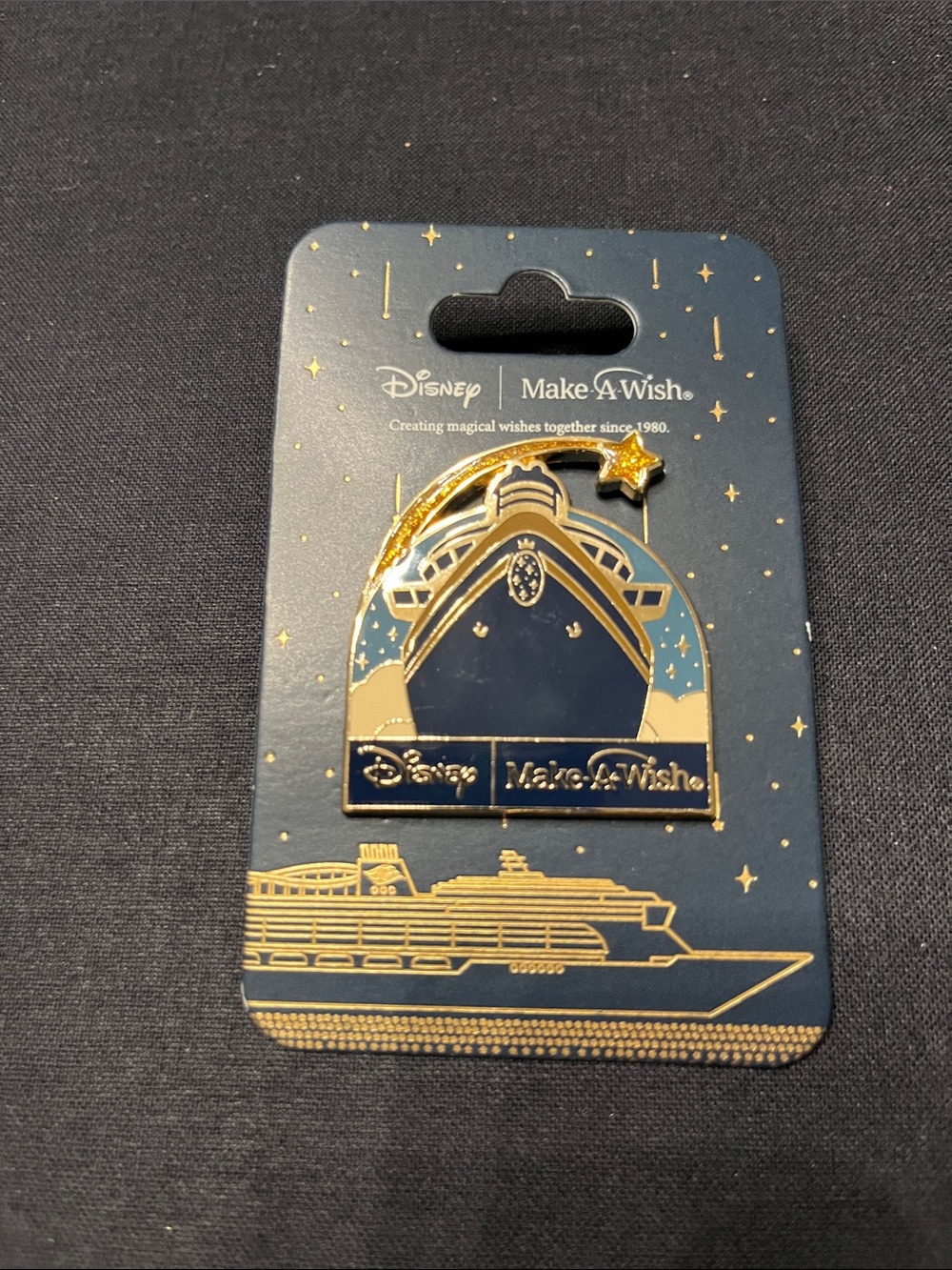 2022 DCL Disney Cruise Line Wish Ship Make-A-Wish Pin, NWT (SW-18A)